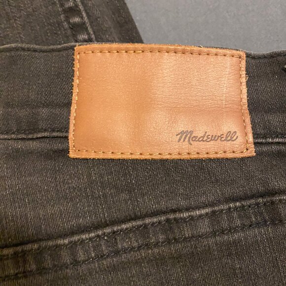Madewell 10" High Rise Skinny Washed Black size 27 - Picture 7 of 8